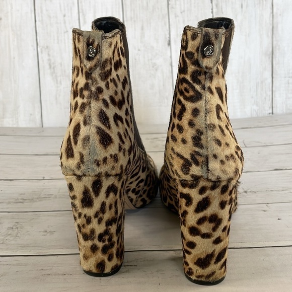 Sam Edelman Cheetah Print Heeled Ankle Bootie - Picture 4 of 15